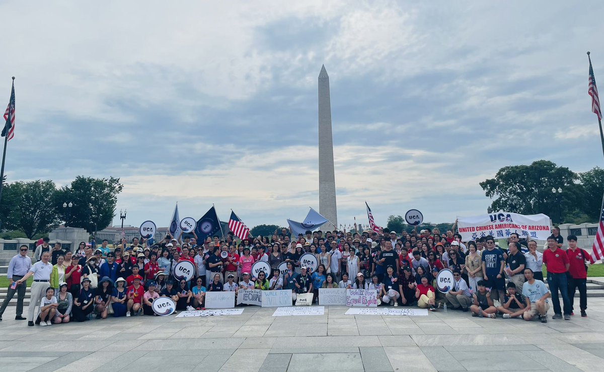 lilyjianchen's tweet photo. Day 4 of @ucasocial #2024UCAConvention @ucawaves #2024MentalHealthSummit : Walk for the 60th Civic Right Act of 1964 with hundreds of our community members .#empowerment https://t.co/JApgB8033Q