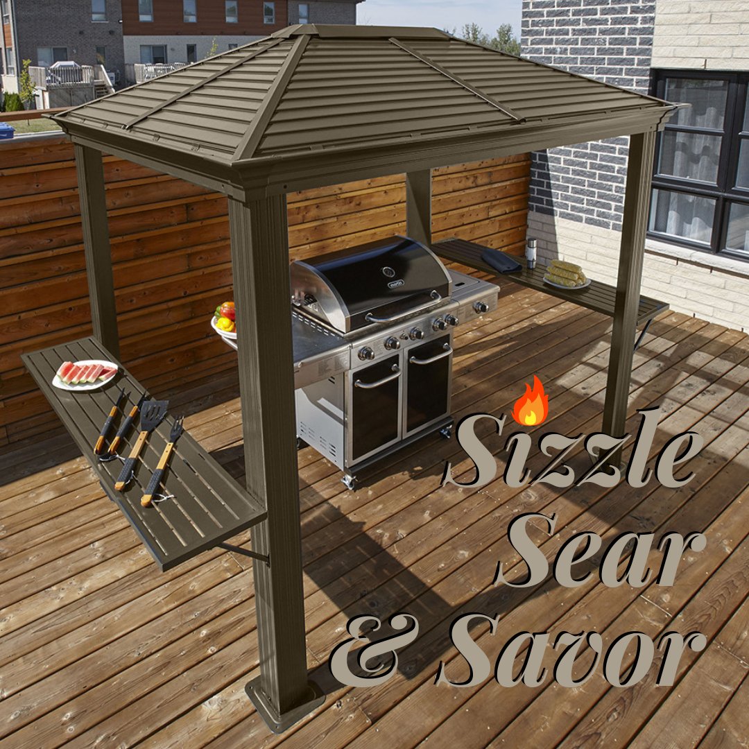 SOJAG2's tweet photo. Happy National Grill Month! 🌭🔥 Celebrate with 20% off all grill gazebos now until 7/7 with code SALE!! 
https://t.co/DlL065fT07

#GrillMonth #SummerBBQ #GazeboSale #Sojaggazebo #Shelterlogic https://t.co/OrrPky300a