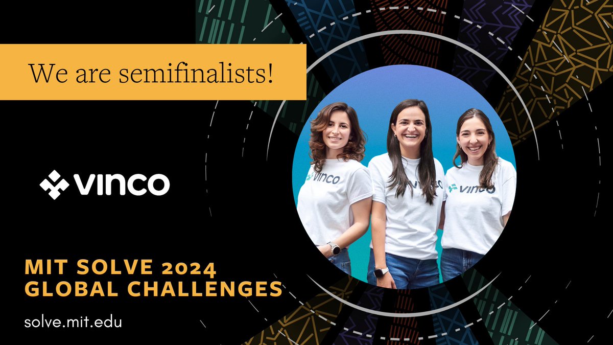 vinco_ed's tweet image. Exciting update! 📣🌎 @SolveMIT has revealed the semifinalists for its 2024 Global Challenges! Vinco has been selected, and if chosen, our team will move forward to the finalist round next month! 💡🚀
hubs.ly/Q02DZdVk0 #SolveChallenges2024