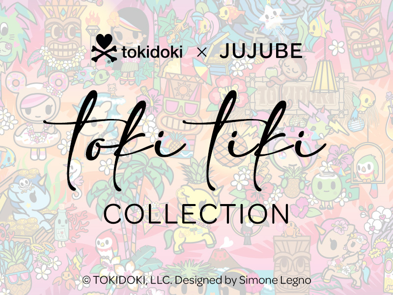 jujube_intl's tweet photo. Our new collection, tokidoki x JuJuBe Toki Tiki, drops July 9th at 9 a.m. PT! 🌴🥥 https://t.co/VnX8KgZzru