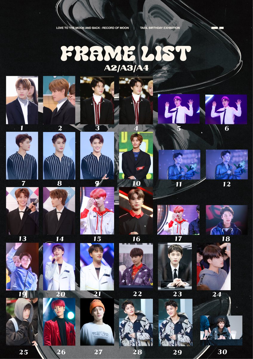 M0ONANDBACK's tweet photo. 1ST TAEIL BIRTHDAY EXHIBITION🍀

LOVE TO THE MOON AND BACK
: RECORD OF MOON 🌕

📢굿즈/액자 통판

전시회 굿즈/액자 통판을 진행합니다, 굿즈와 액자는 합배송이 불가합니다. 

-7/2 6:14~7/15
-G.O - DM 🌎

🌕굿즈 - https://t.co/I3UG7w9Xfr
🍀액자 - https://t.co/PkxQ6AAYlA

자세한 내용은 폼 참고해주세요🍀

📢
-모든 구매자에게 8종 트레카 증정
-3만원 이상 구매시 기본 특전 3DAY SET 증정

#RECORD_OF_MOON

#태일 #TAEIL #テイル #NCT127