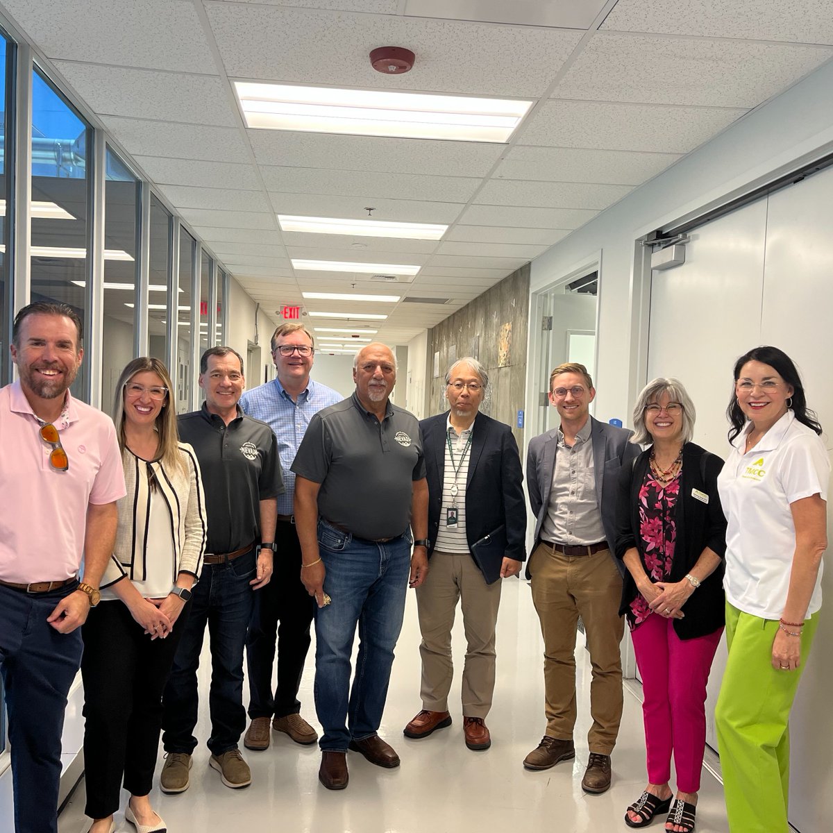 🚀 Big News at TMCC! 🚀

<a href="/StavrosAnthony/">Stavros Anthony</a> recently joined us to tour our advanced manufacturing labs! Thanks to a 2022 GOED WINN grant, we’re training Tesla &amp; Panasonic apprentices! 💼📈

#TMCCPride #LivingWageCareers #TMCCisCommunity #TMCCPaysOff #PanasonicPartnership