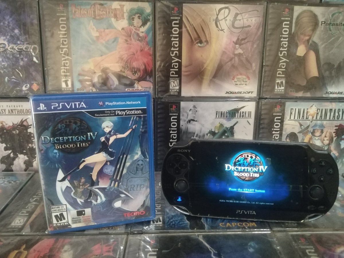 Liquid_belmont's tweet photo. Deception IV 😎
#deceptioniv #tecmo #koeitecmo #PlayStation #psvita #vita #oldschoolgamer #gamer https://t.co/CbVLSysrMq
