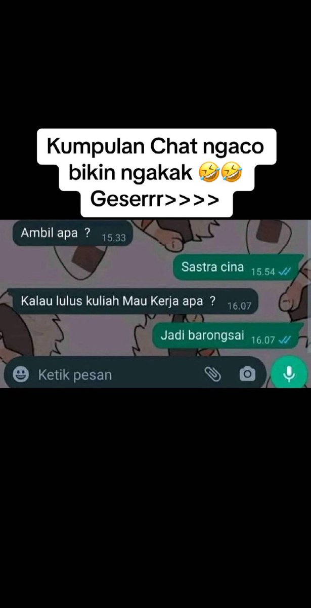 Cht ngaco bikin ngakakk baca aja kalo ga percaya🤣😂

—A threed