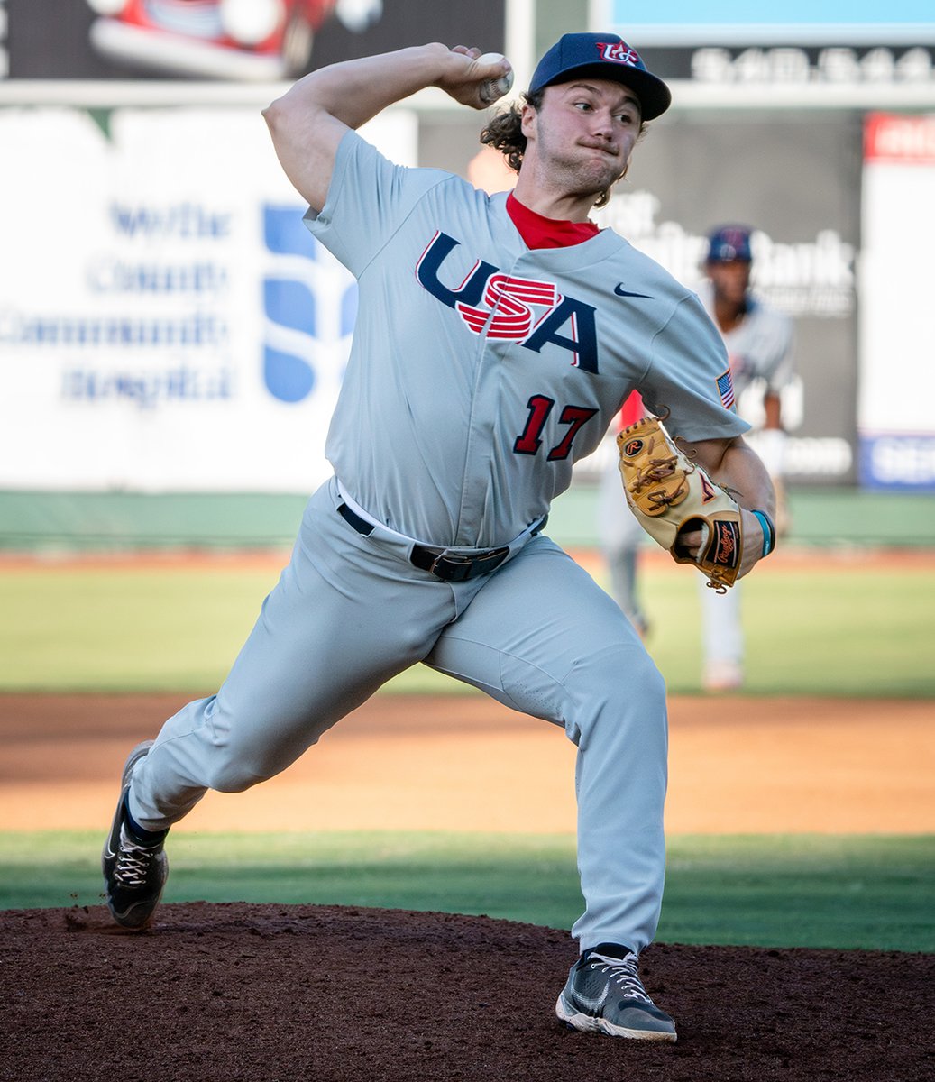 Virginia Tech Baseball (@hokiesbaseball) on Twitter photo ๐๐ค๐ค๐จ๐ ๐๐๐๐จ ๐ฅ
<a href="/BrettRenfrow/">Brett Renfrow</a> opened Monday's start in Pulaski with two scoreless innings for the <a href="/USABaseballCNT/">USA Baseball CNT</a>
#ForGlory ๐บ๐ธ #Hokies ๐ฆโพ๏ธ ๐๐ค๐ค๐จ๐ ๐๐๐๐จ ๐ฅ
<a href="/BrettRenfrow/">Brett Renfrow</a> opened Monday's start in Pulaski with two scoreless innings for the <a href="/USABaseballCNT/">USA Baseball CNT</a>
#ForGlory ๐บ๐ธ #Hokies ๐ฆโพ๏ธ