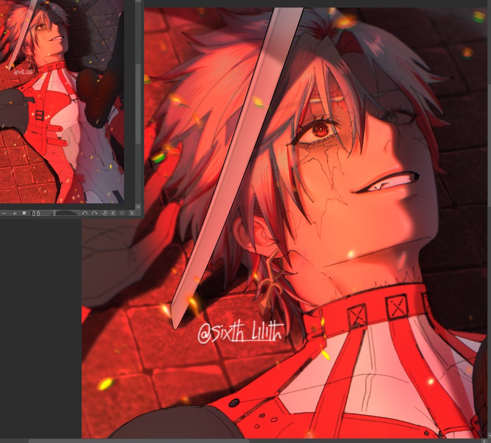 sixth_lilith's tweet image. probably the last wip i upload 🫣
#scar