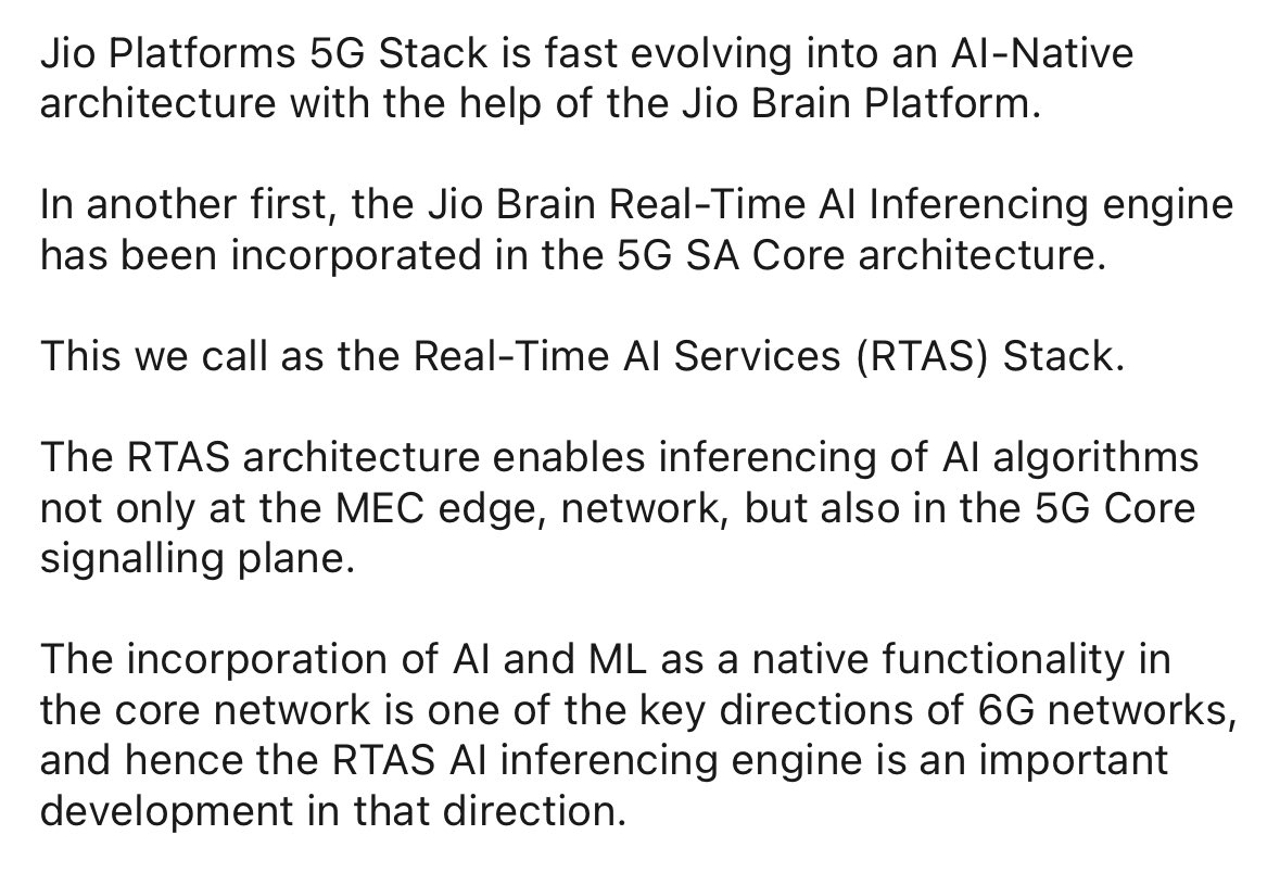 #5g #6g #services #ai #ml #jiobrain #jio #jpl