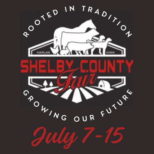shelbyctyfairia's tweet photo. The Shelby County Fair is coming up this year. Get your boots on and saddle up! We can’t wait to show you everything that the fair has to offer. From bull riding to Little Hands on the Farm. Come join us July 7-15 at the Shelby County Fairgrounds. FREE ADMISSION! https://t.co/psBtWbt5Qg