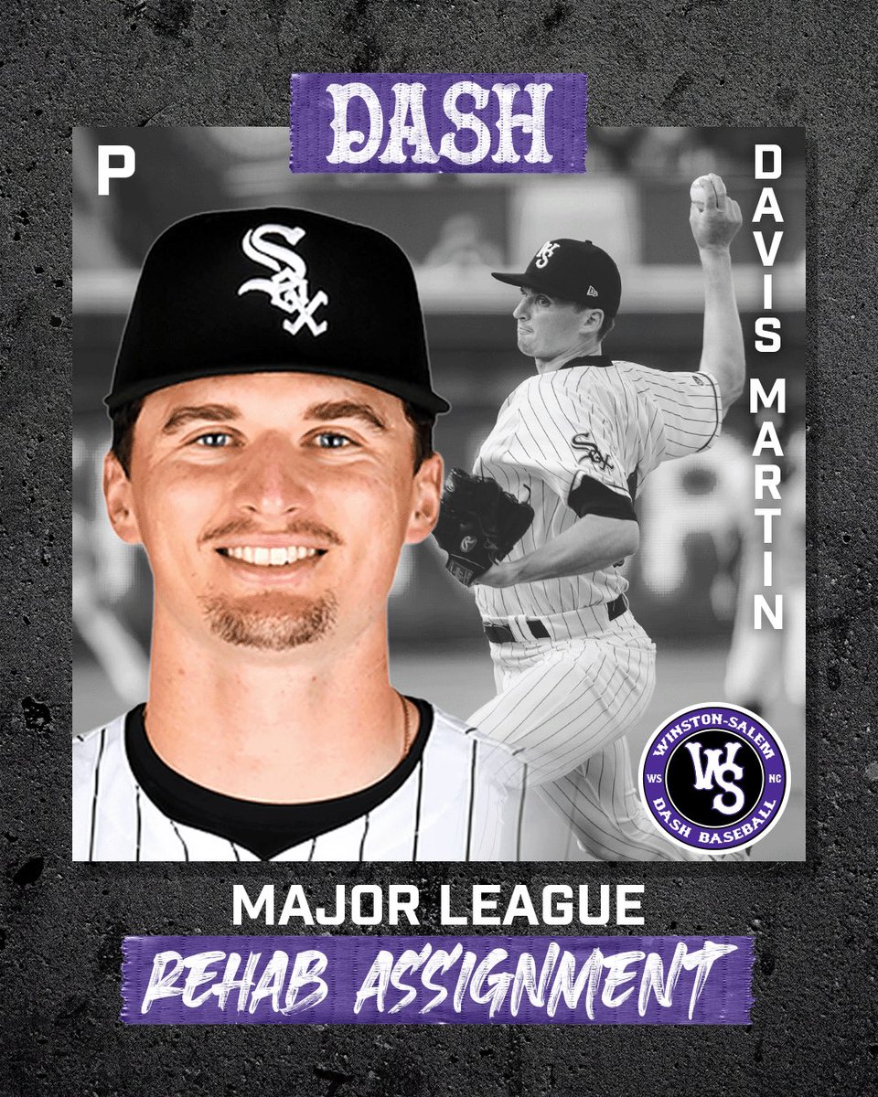 Joining the Dash on the road is <a href="/whitesox/">Chicago White Sox</a> pitcher, Davis Martin!

Martin played for the Dash during the 2021 season! He returns to the Dash for a Major League Rehab Assignment.