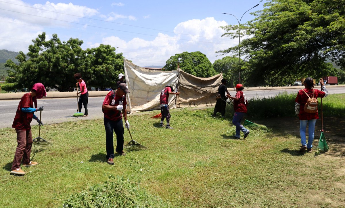 apuertocabello's tweet photo. Las cuadrillas de @iamproam continuaron su recorrido este lunes #1jul por la autopista sentido Muelles-Sorpresa a la altura del sector Bartolomé Salom, saneamiento, barrido y recolección de desechos sólidos y vegetales, Puerto Cabello ciudad libre de maleza #JulioDeVictorias 👍💯 https://t.co/tmxGyNwv7P