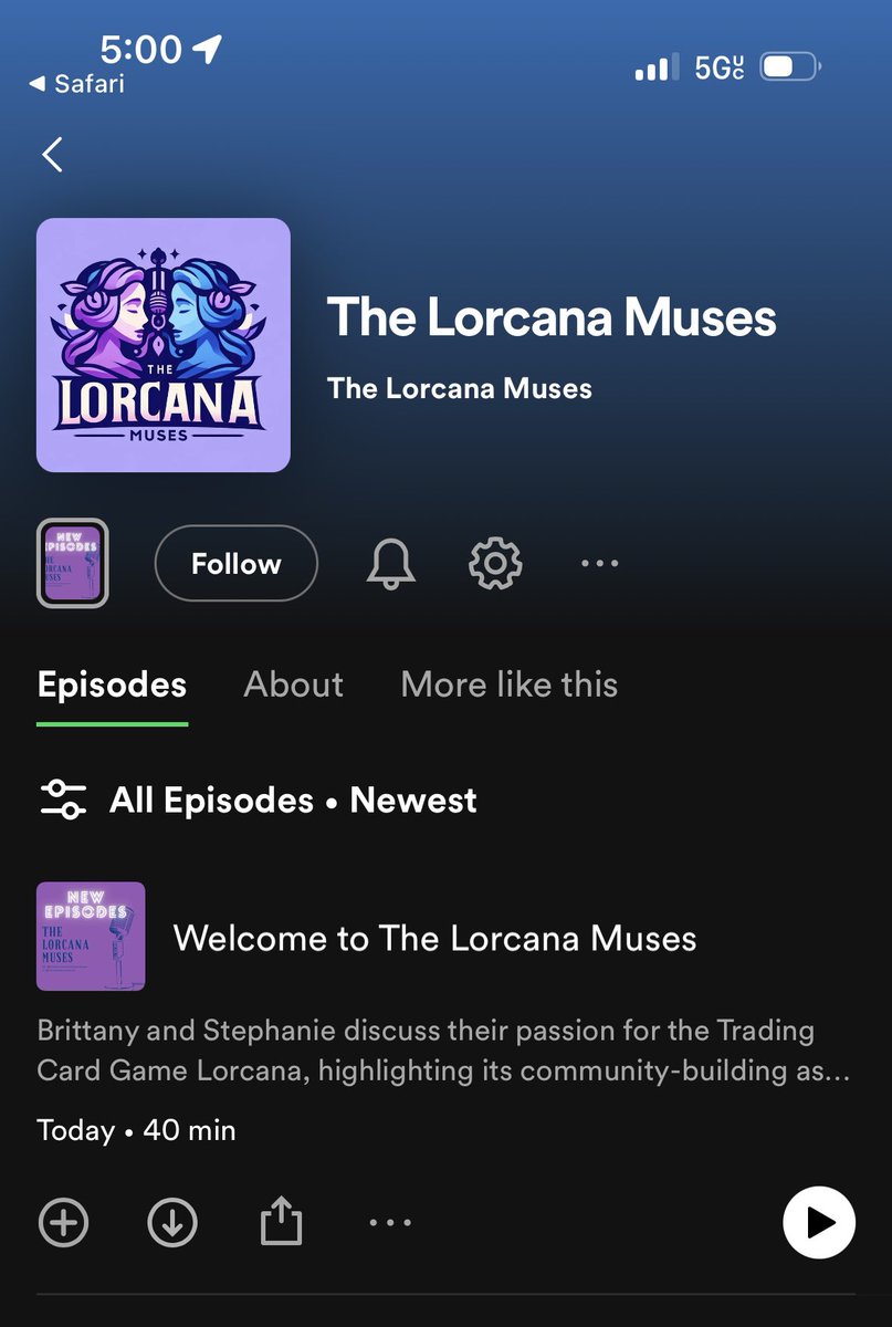 lorcanamusespod's tweet photo. Exciting news! The first episode of The Lorcana Muses first podcast episode has officially launched! 🎙️ Tune in now to Spotify, Apple Podcasts, and more! 
#lorcana #themuses #disney https://t.co/nljXYpzItr