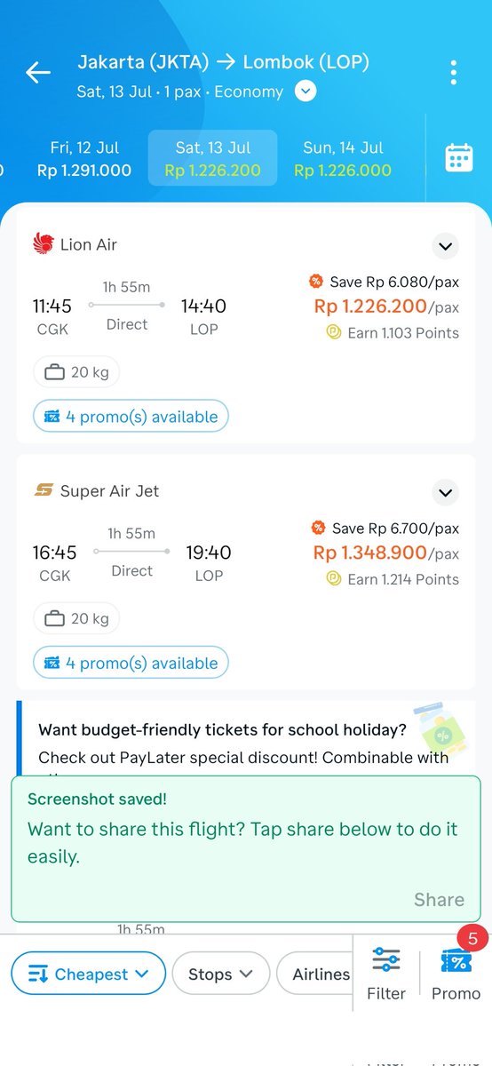 rizqw's tweet photo. Rute penerbangan paling worth it Indonesia cuma CGK-LOP, kok bisa ya? Apa ada peran Pemda nya? Atau karena masuk zee Indonesia? https://t.co/bDS2LcUnsh