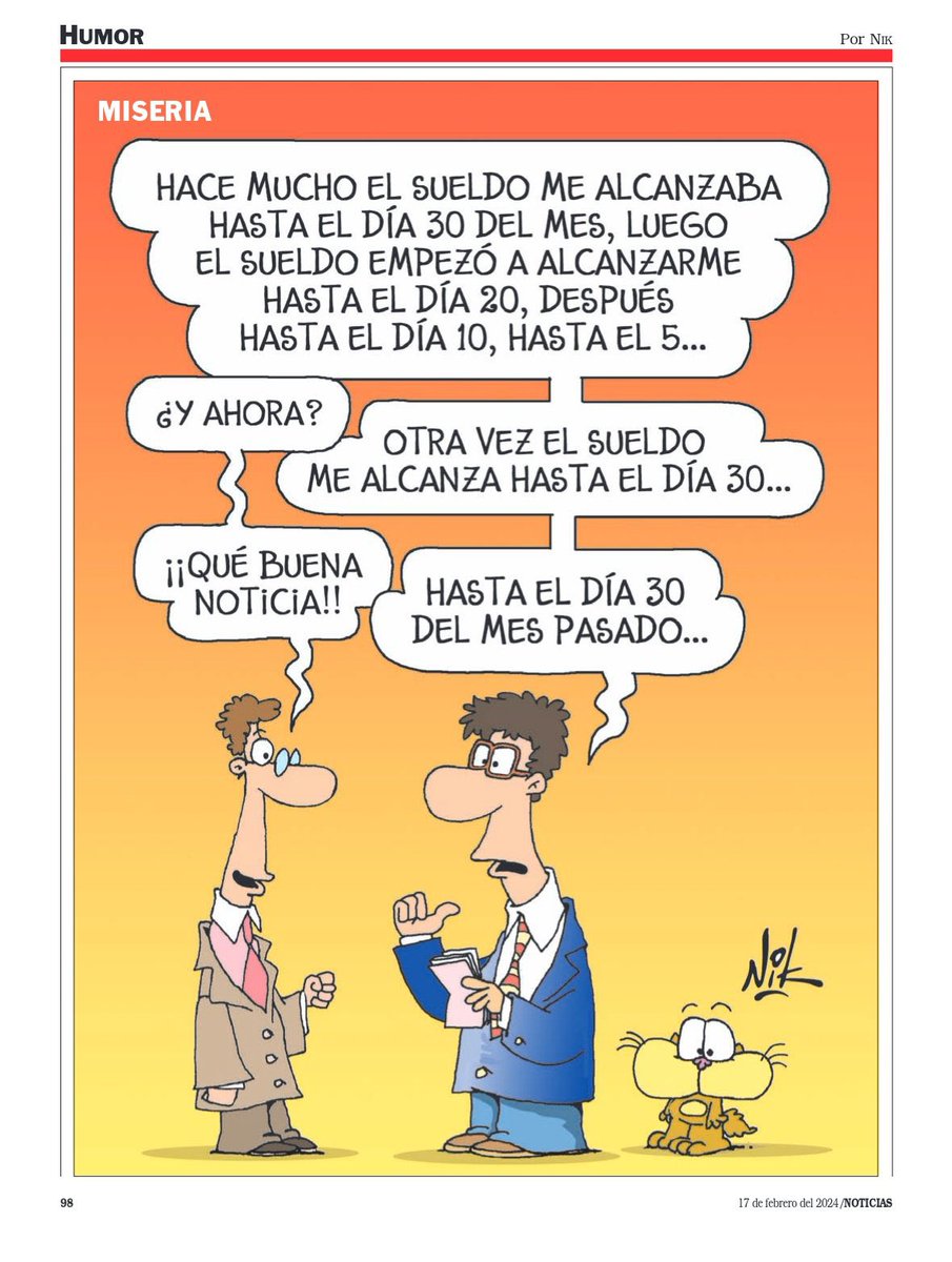 porqueTTarg's tweet photo. “Nik”

Porque descubrieron que el dibujante tiene otra vara ideológica cuando entrega sus dibujos para la revista Noticias. https://t.co/kUkCGxFg2f
