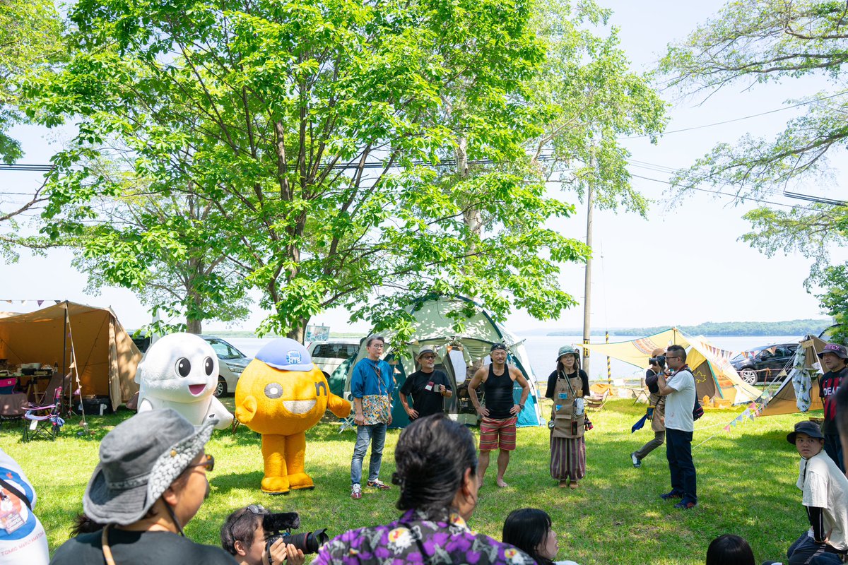 memanbetsu's tweet photo. 【ここキャンギャラリー③】

開会式とその後のまったりした時間の様子😌

#大空町 #女満別 #女満別湖畔 #ここキャン北海道 #キャンプ #キャンプ場 https://t.co/sboVdEysnW