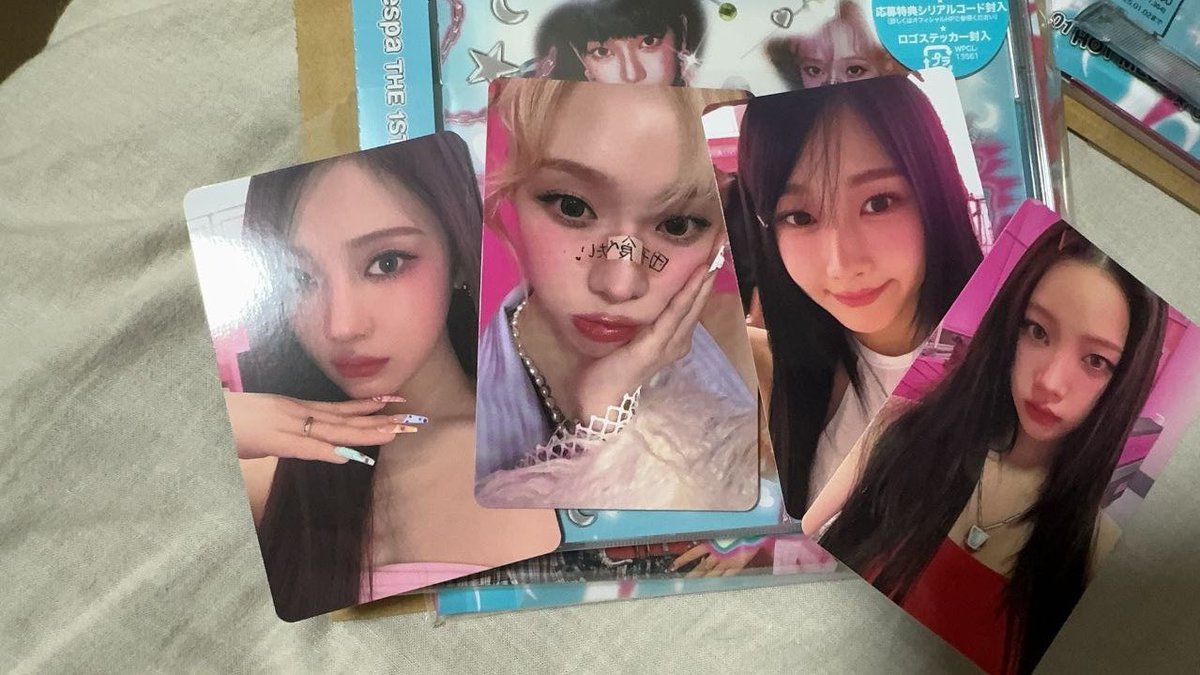 wntrult's tweet photo. aespa hot mess photocards https://t.co/uVW1xyvkHd