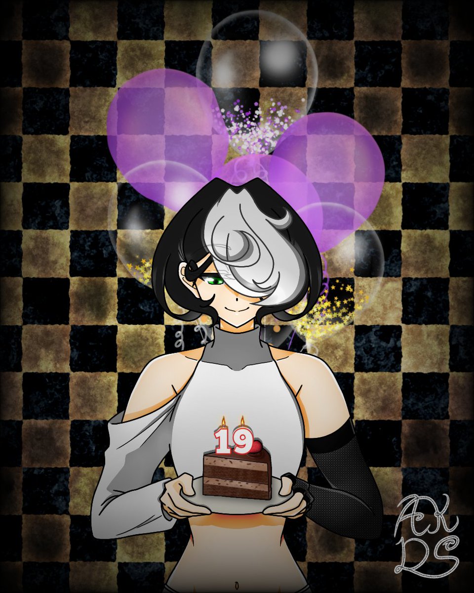 AKDSO5's tweet photo. 🍰 HAPPY BIRTHDAY to Me! 🎂

On 2nd of July, I has turn to 19 years old. I just can celebrate alone, but that okay for me.

Hope I can still keep doing activities as an artist, and wishing for having a commission art this year.

#HappyBirthday
#AKDS_OC
#ocsbase
#personalcharacter https://t.co/TS1gTC5xZc