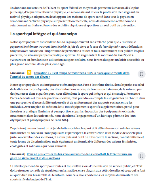 AeepsIDF's tweet photo. ❝ L’extrême droite dans le sport, notamment dans les stades, n’est synonyme que de racisme, de xénophobie, d’homophobie, de sexisme. ❞

📰  Tribune d'un collectif réunissant élus, associations, sportifs et enseignants, à retrouver dans @lemondefr : https://t.co/3sR7ksT818 https://t.co/2uUpSNB2ts