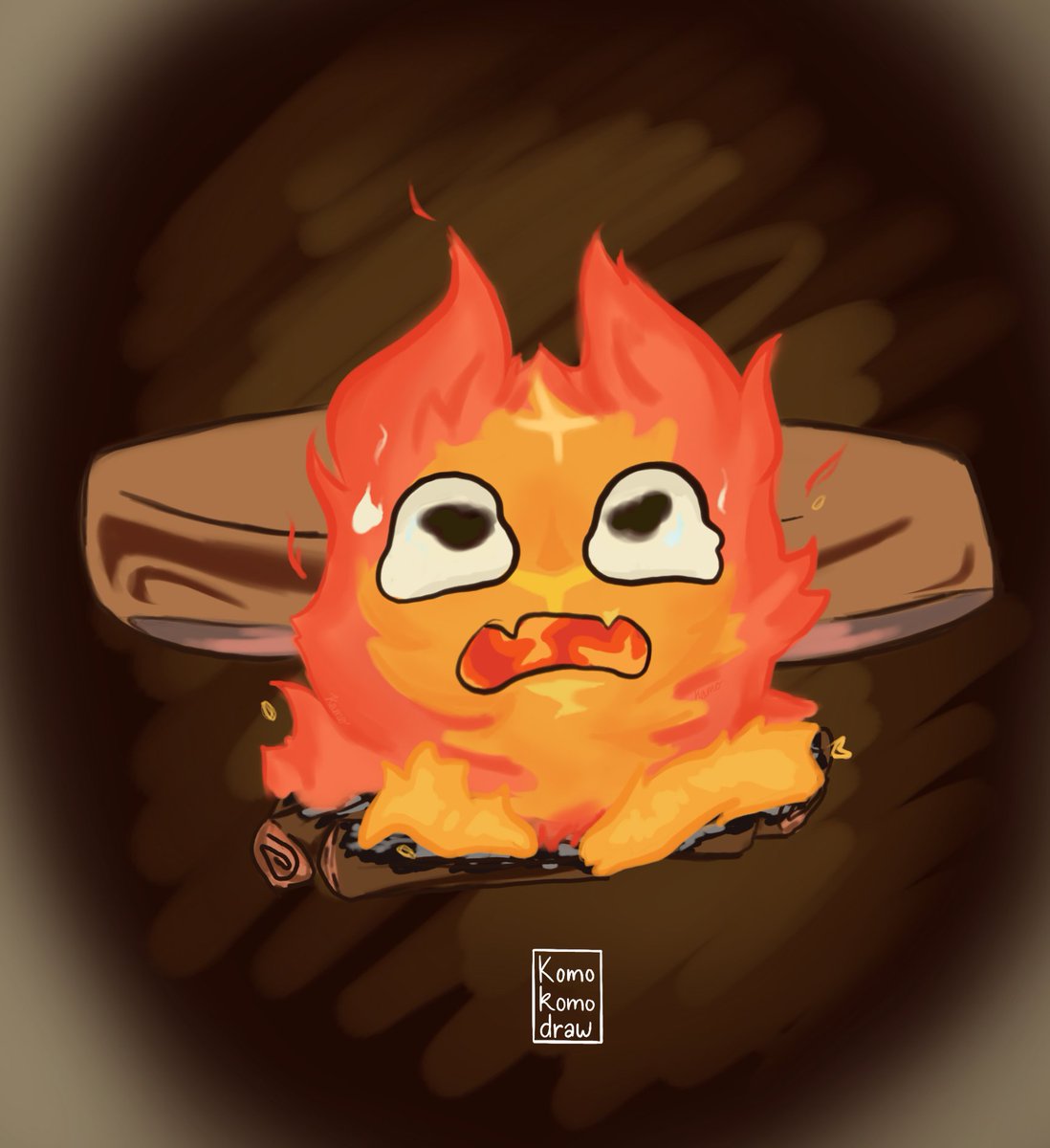 Komokomodraw's tweet photo. "Here's another curse for you - may all your bacon burn" ~ Calcifer 🔥

#calcifer #calcifer🔥 #howlsmovingcastle #ghibli #studioghibli https://t.co/nFNthPWLdh