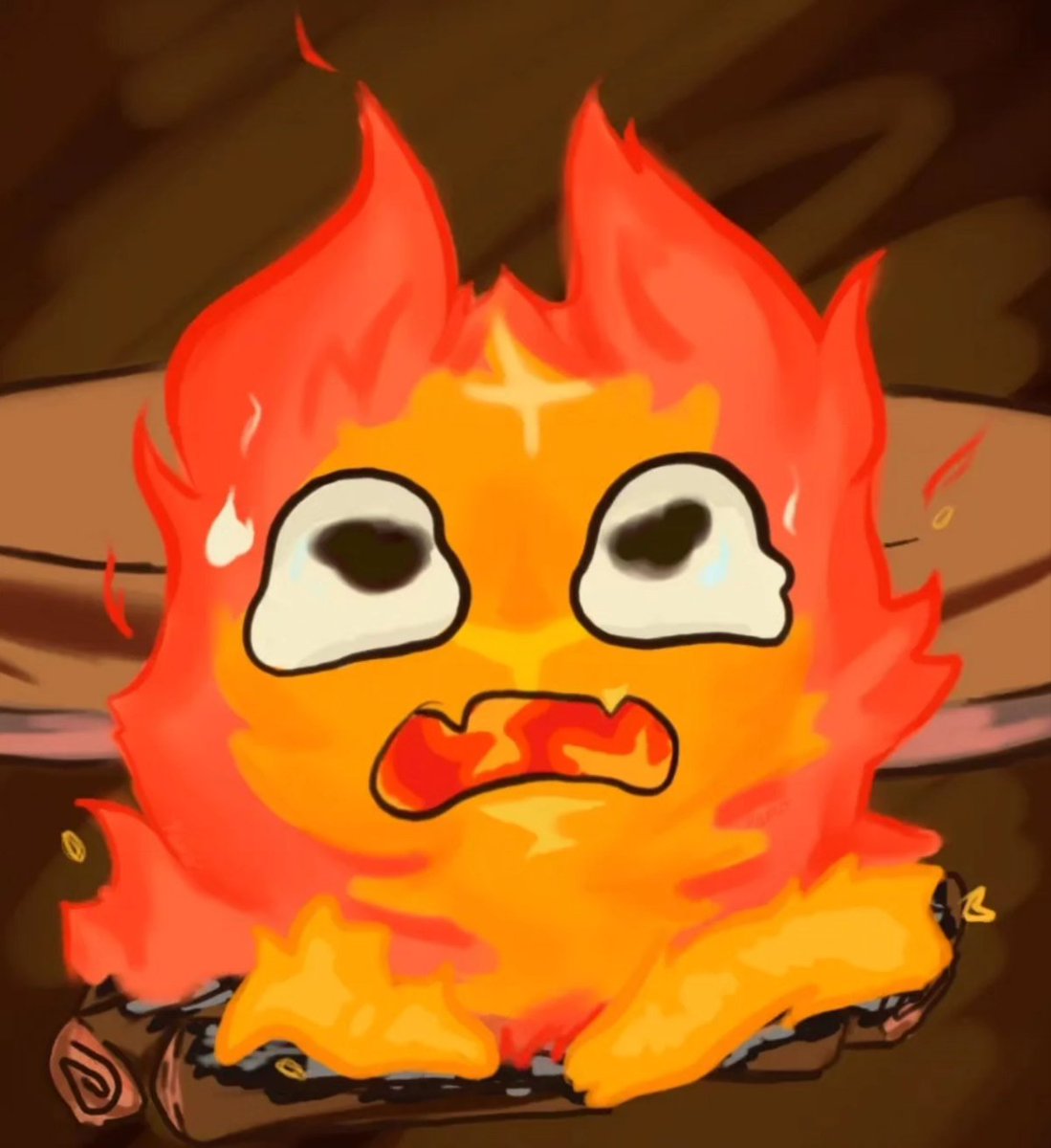 Komokomodraw's tweet photo. "Here's another curse for you - may all your bacon burn" ~ Calcifer 🔥

#calcifer #calcifer🔥 #howlsmovingcastle #ghibli #studioghibli https://t.co/nFNthPWLdh