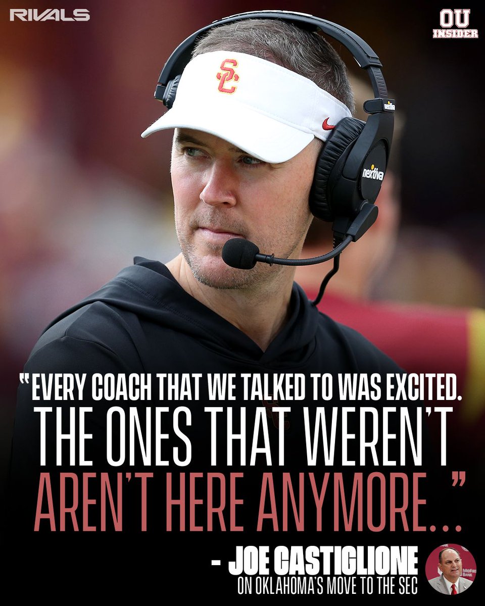 OUInsider's tweet photo. #Sooners AD Joe Castiglione took an apparent shot at Lincoln Riley tonight 👀 https://t.co/IfFaD8k0Vp