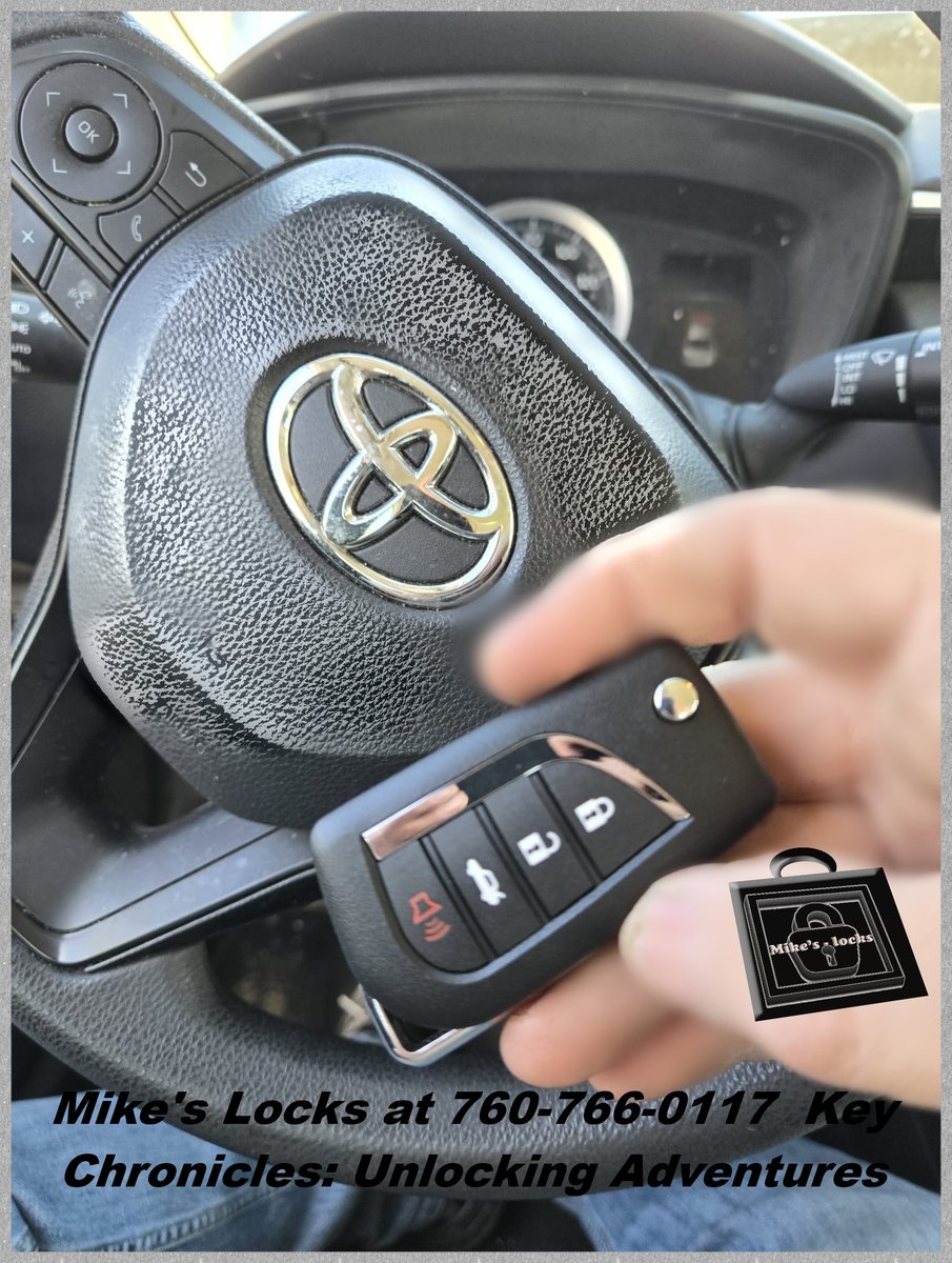 LocksMikes's tweet image. Mike's Locks at 760-766-0117 KeyCraft: Specialized Remote Control Solutions by Mike's Lock

#LocksmithSolutions #KeyCraftsmanship #SecureYourWorld #MasterOfKeys #LocksmithExperts #KeyMasters #SecureSolutions #LockAndKeyExperts #KeyToSuccess #KeyHeroes