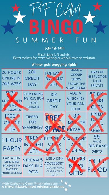 Updated Bingo board 🎉 we getting close!! https://t.co/FGWNK8kcOu