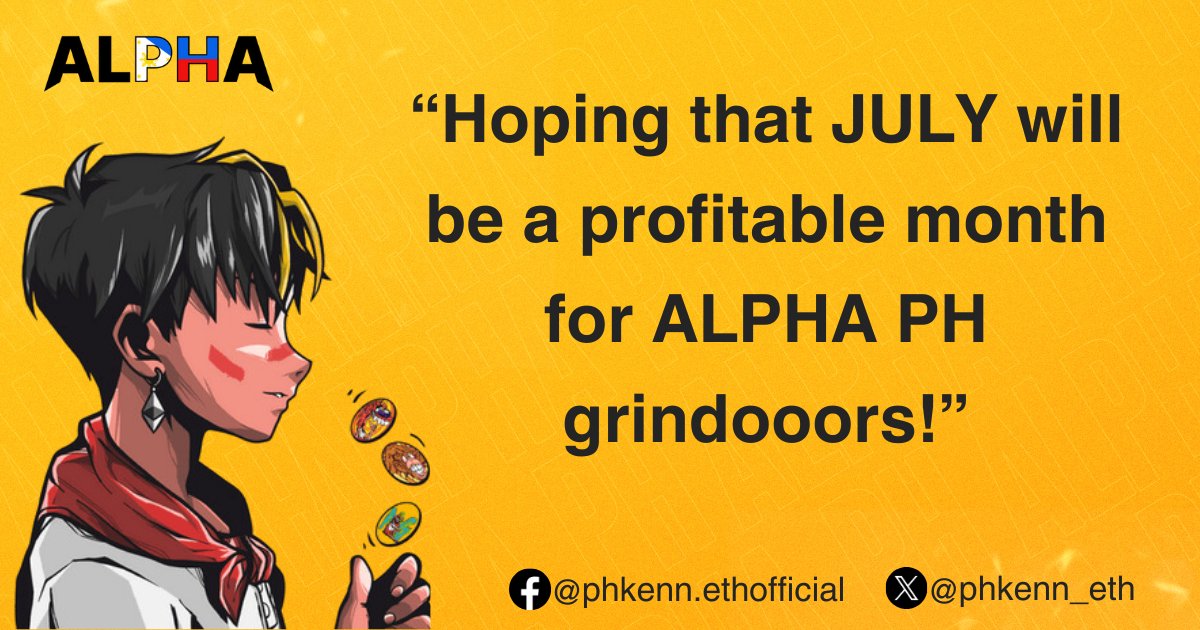 Dun fade @AlphaPH_ grindooors this July!

GM :)