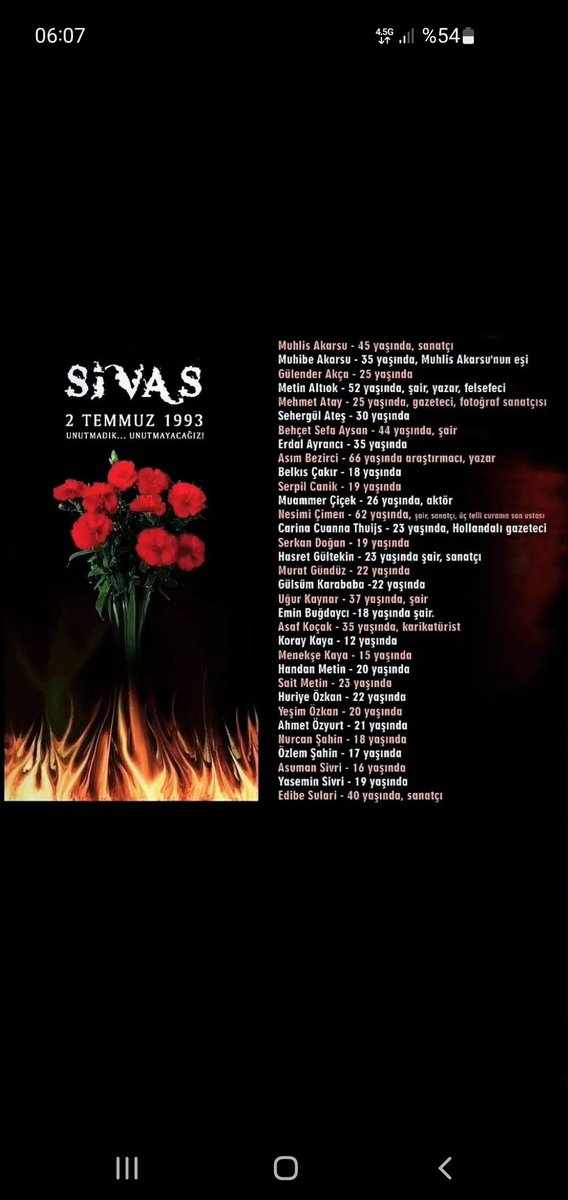 Ağaç görmüş yakmışlar 
Kanat görmüş kırmışlar 
Şimdi de düşmüş insan izine 
Nerde insna, nerde ışık
Vurmuşlar...
#unutMADIMAKlımda