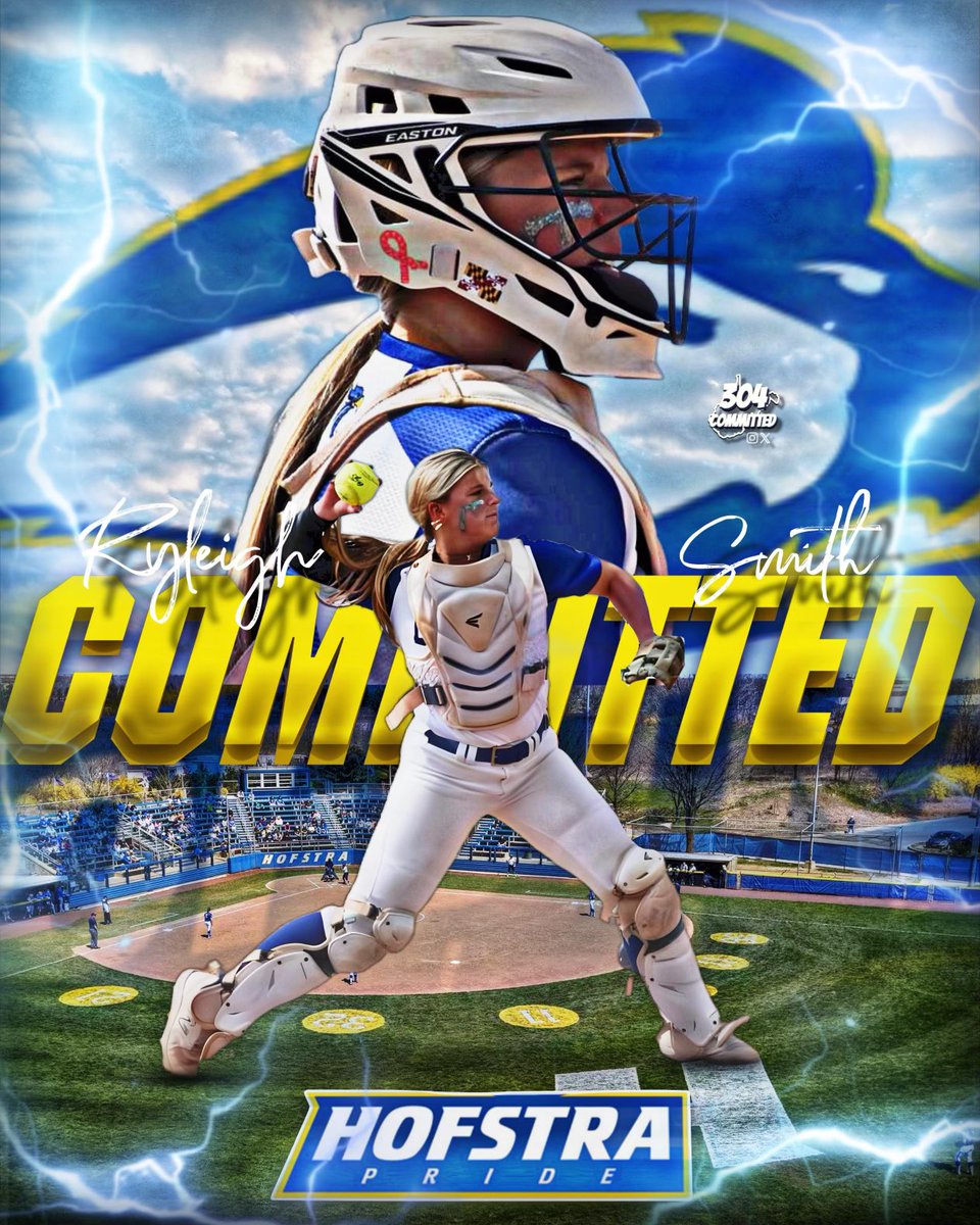 RyleighSmith22's tweet photo. LETS GO PRIDE! 💙💛🦁 #committed @HofstraSoftball @AdrienneClark7 @meg_giordano @CoachSadeh @HofstraPride @GloryGuy99 @VAGloryFP https://t.co/6puZKk6BqB