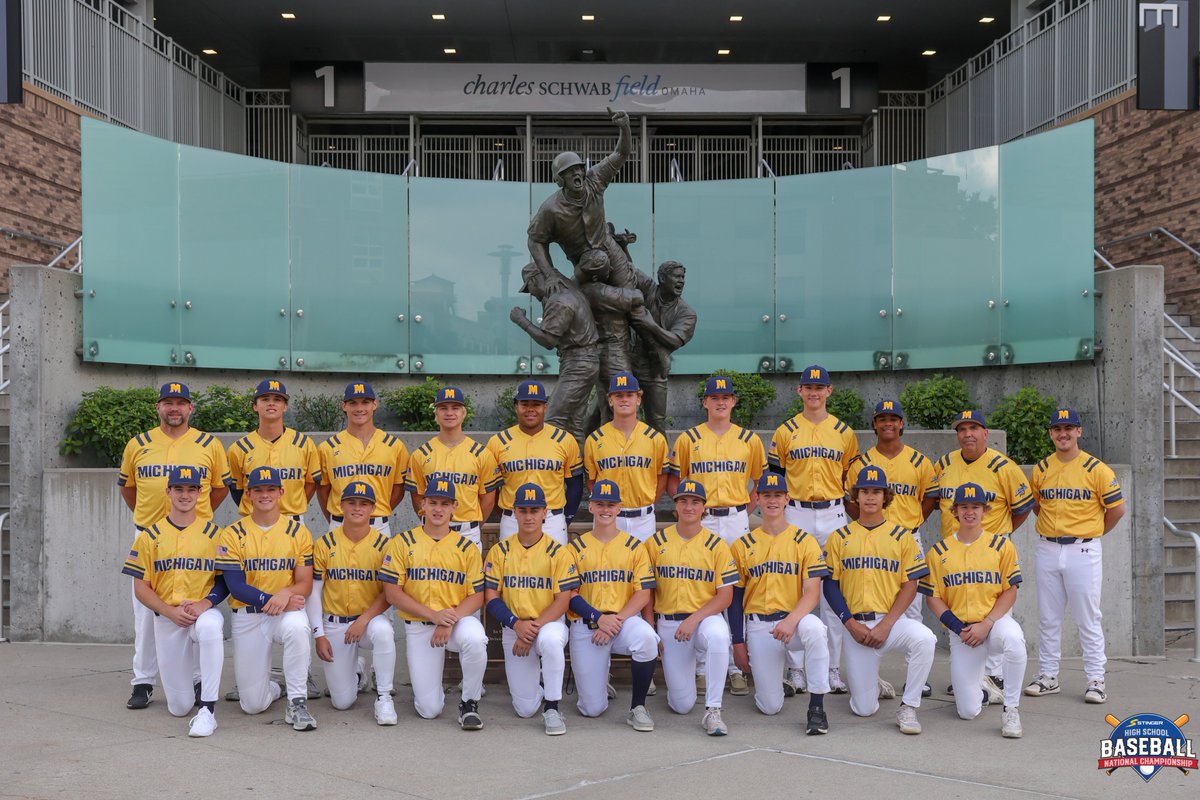 Aiden Robinson (@aidenjrobinson) on Twitter photo Thank you <a href="/TeamMichigan24/">Team Michigan High School National Championship</a> for the opportunity to compete at the HS National Championship Tournament <a href="/NatChampSeries/">NattyChampSeries</a>. Had a great experience! We went 2-1 against some very talented players. Thank you to all of coaches.
<a href="/slyonbaseball/">South Lyon Baseball</a> <a href="/coach_ES20/">Erich Stephenson</a> <a href="/CoachGoodwinA/">Adam Goodwin</a> <a href="/mikerice02/">Mike Rice</a> Thank you <a href="/TeamMichigan24/">Team Michigan High School National Championship</a> for the opportunity to compete at the HS National Championship Tournament <a href="/NatChampSeries/">NattyChampSeries</a>. Had a great experience! We went 2-1 against some very talented players. Thank you to all of coaches.
<a href="/slyonbaseball/">South Lyon Baseball</a> <a href="/coach_ES20/">Erich Stephenson</a> <a href="/CoachGoodwinA/">Adam Goodwin</a> <a href="/mikerice02/">Mike Rice</a>