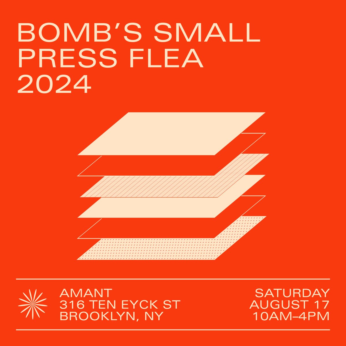 53rd State Press (@53rdstatepress) on Twitter photo Join us for <a href="/BOMBmagazine/">BOMB Magazine</a>’s Small Press Flea! 53rd State + <a href="/3HolePress/">3 Hole Press</a> be there, alongside many other lovelies! Join us for <a href="/BOMBmagazine/">BOMB Magazine</a>’s Small Press Flea! 53rd State + <a href="/3HolePress/">3 Hole Press</a> be there, alongside many other lovelies!