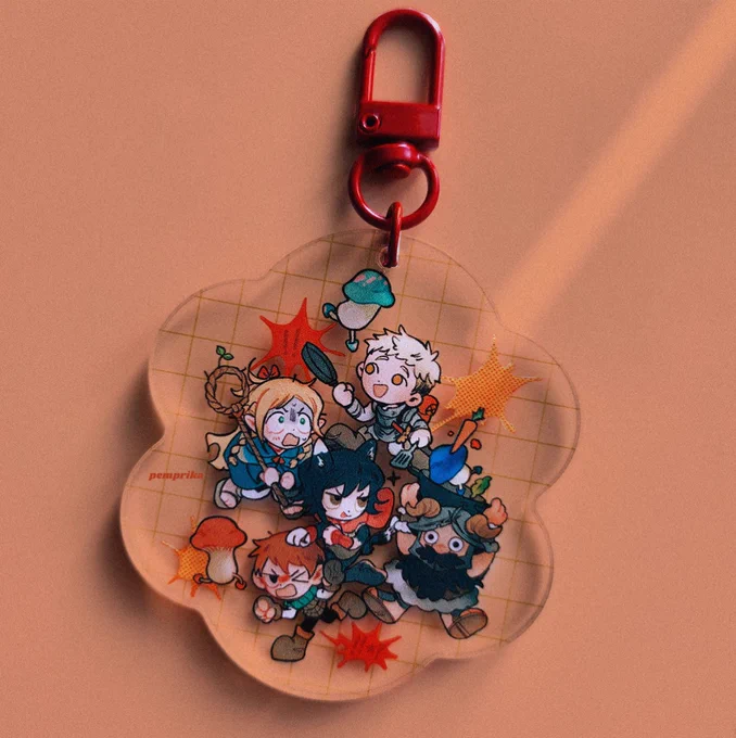 added onto the dungeon meshi charm collection!   