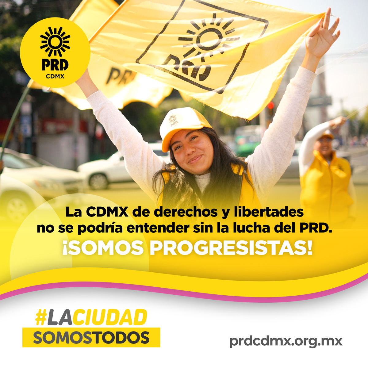 PRD_CDMX's tweet photo. El #PRDCDMX seguirá luchando por los derechos y libertades que consolidaron a esta gran ciudad. #PRD #CDMX #SomosProgresistas https://t.co/CriK2qLk7x