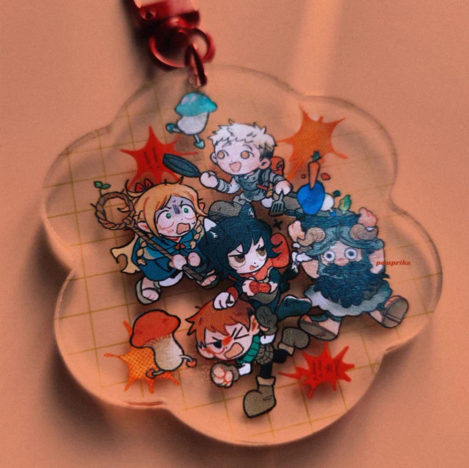 added onto the dungeon meshi charm collection!   