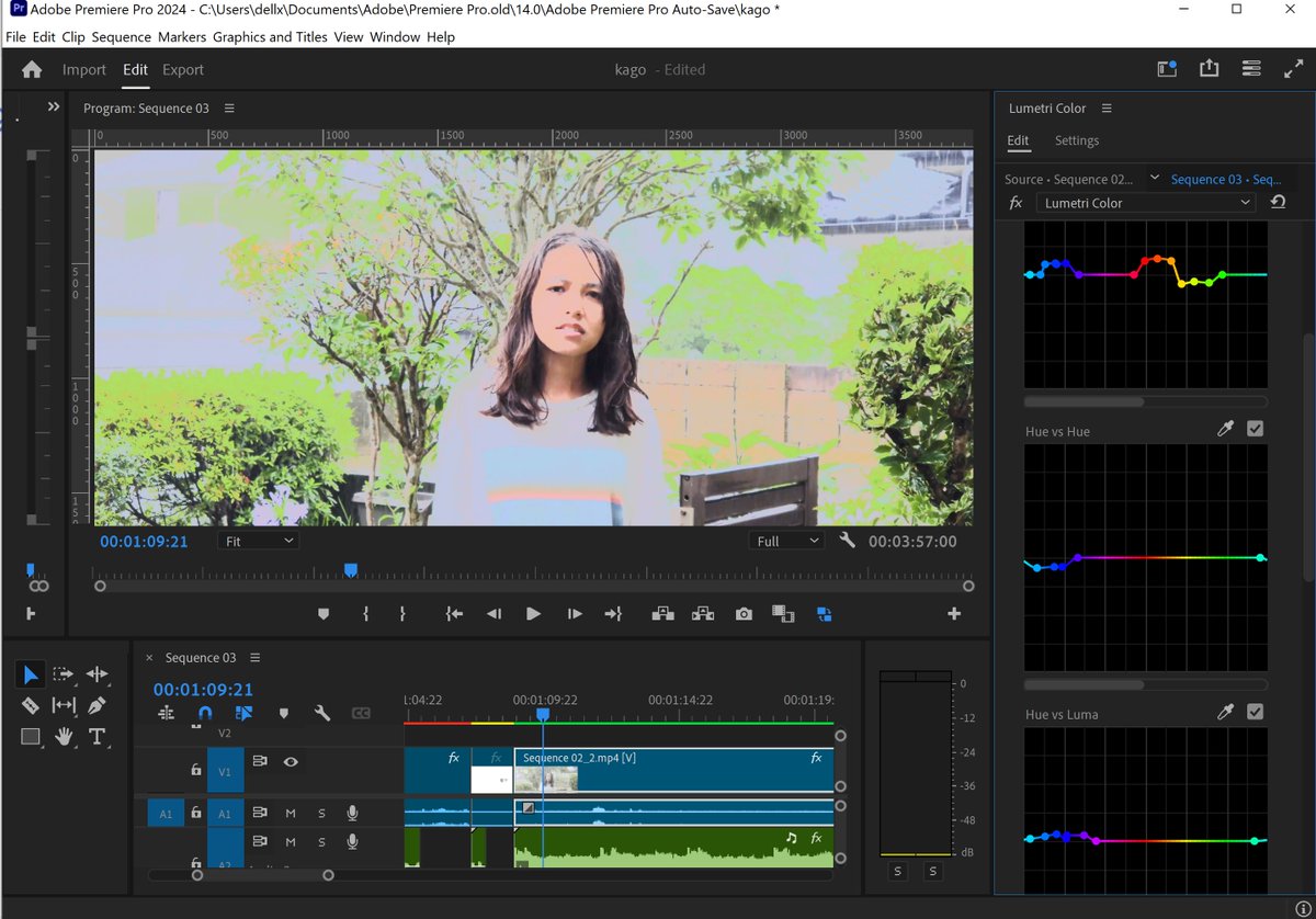 Kyokalovesanime's tweet photo. Can anyone help me with this? I am trying to color correct, but everytime I add lumetri it completely changes the colors, even if the lumetri setting was reseted. It gets washed out I think? The last photo is what its supposed to be #Adobepremier #Adobepremiertroubleshoot https://t.co/9xdSW6I2JF