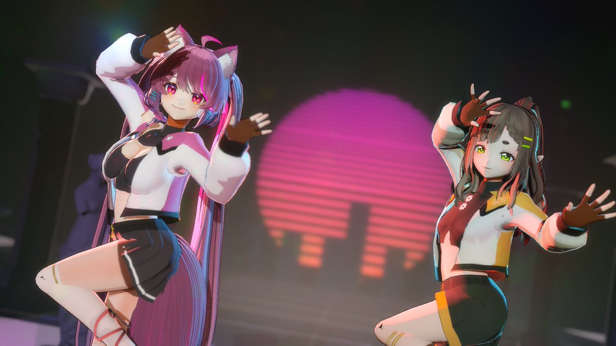 MEeewchi's tweet photo. me and @Lila_DAYBREAK (ยดโฝ`สโกฦช)
here's some picture of us dancing, it's still work in progress hehe
ยซโโโโโโ ยซ โ
สโโ๐ผ๐ป๐๐๐ษโ
ยป โโโโโโยป
Motion: hololive III,ๅฎ้ใใชใณๆงใ็ตขๅงซๆง
Camera:Mizuhaๆง
Stage: AkuNekoChan
#MEeewseum
#Lilandscape https://t.co/UEEhcHt7ea
