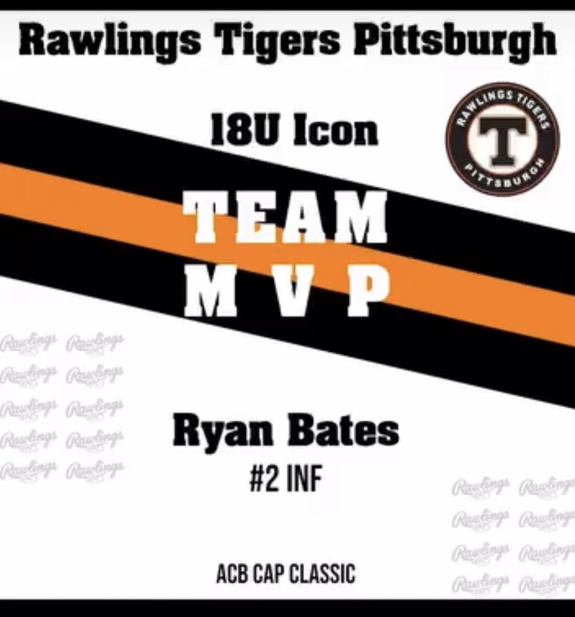 ryanbates417's tweet image. First tournament with Rawlings Tigers 18U Icon. Really enjoyed playing with my new teammates for the first time!