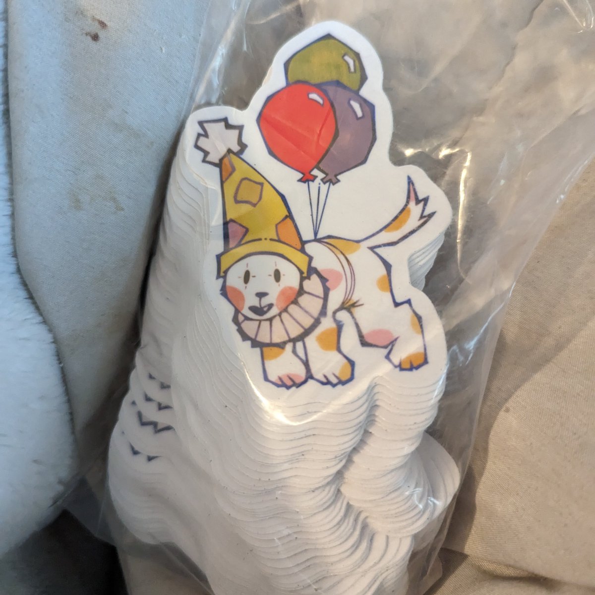 Berryysoda's tweet photo. hi this might be a shot in the dark but is this someone's sticker order?? it came in with ours today! I would love to find the owner!! https://t.co/H4wP9OK96C