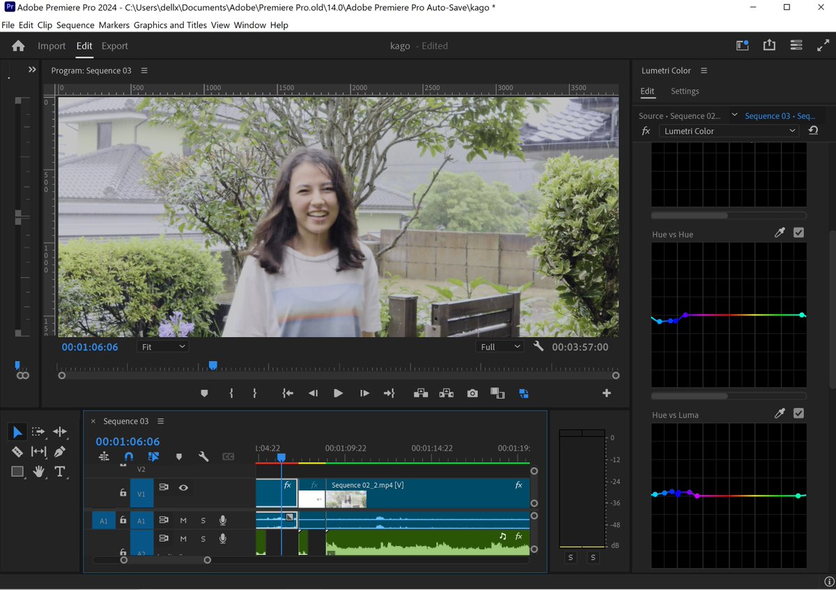 Kyokalovesanime's tweet photo. Can anyone help me with this? I am trying to color correct, but everytime I add lumetri it completely changes the colors, even if the lumetri setting was reseted. It gets washed out I think? The last photo is what its supposed to be #Adobepremier #Adobepremiertroubleshoot https://t.co/9xdSW6I2JF