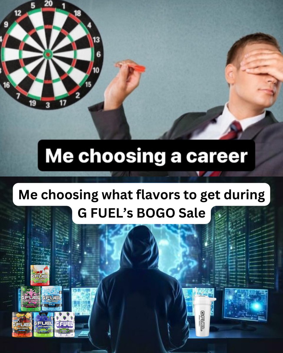 GFuelEnergy's tweet photo. 💙 𝗟𝗜𝗞𝗘 + 𝗥𝗧 TO WIN A #GFUEL TUB OF YOUR CHOICE. 2 WINNERS PICKED TOMORROW BC IT'S BOGO TIME. 🗿 https://t.co/AHxExRGoua