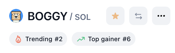 We're trending on <a href="/CoinMarketCap/">CoinMarketCap</a> , HBU? $BOGGY

We making bread, to give bread.