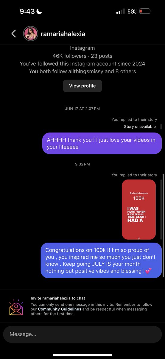kennn3356666's tweet photo. Just has to tell my sis congratulations on 100k she honestly inspired me so much🥰 can yall help me get a reply from her !! @ramariahalexia https://t.co/m6qbSJjlxO