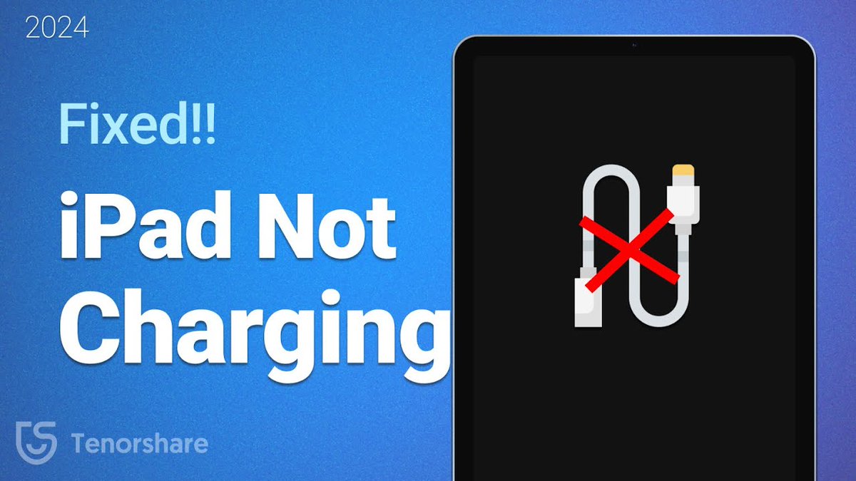 Tenorshare_Inc's tweet image. Check out this video on how to fix iPad charging issues in 2024! 📱🔧 Don&apos;t let a simple update keep you from using your device. ✨ #iPad #ChargingIssues #TechUpdate #2024Fix

youtube.com/watch?v=x2FEHs…