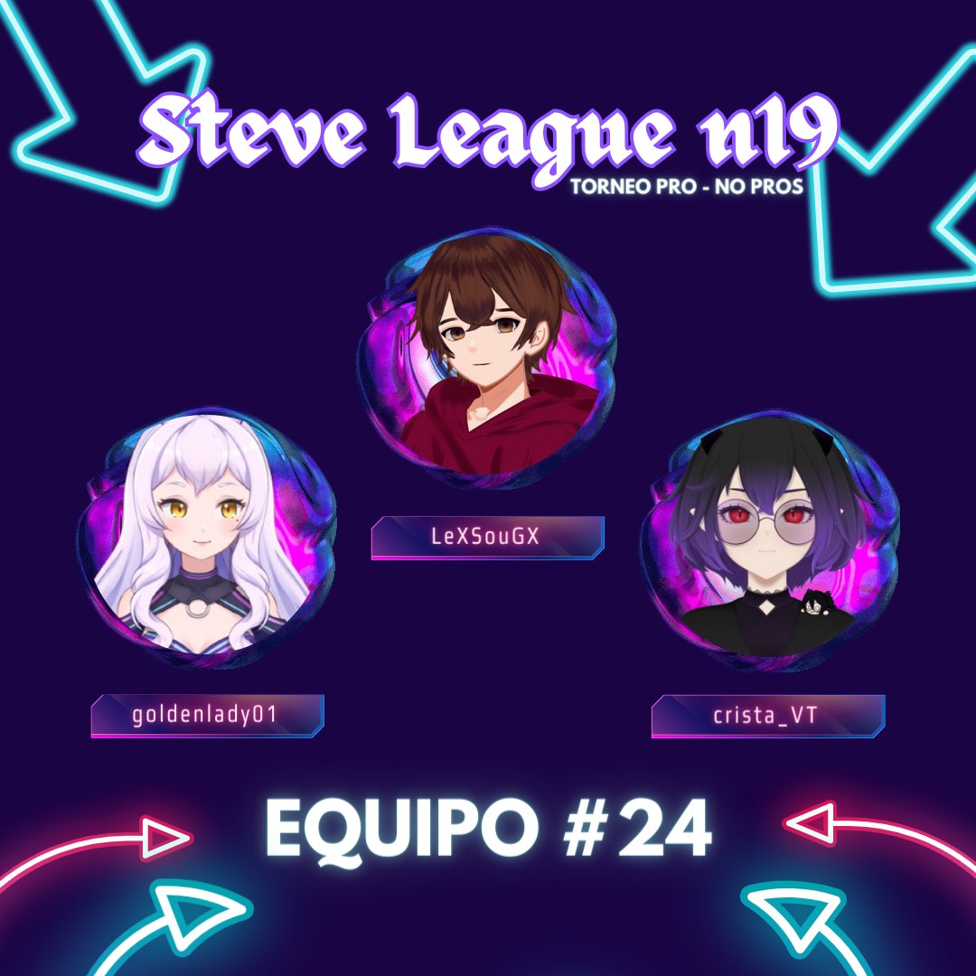SteveFoldA7X's tweet photo. 𝙱𝚒𝚎𝚗𝚟𝚎𝚗𝚒𝚍𝚘𝚜
@LeXSouGX @GoldenL26628 @CristaVt33196
𝙰 𝙻𝚊 🏆 𝚂𝚝𝚎𝚟𝚎 𝙻𝚎𝚊𝚐𝚞𝚎 N° 19 🏆

#steveleague #vtuber #Fortnite #twitchstreamer #stevefolda7x #steveleague19 #vtubercup #vtuberES #xzetavt #umrushi https://t.co/CtUoViupRx