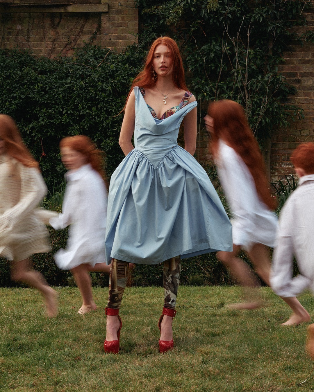 Vivienne Westwood REDLABEL 　絵画プリントワンピース ヴィヴィアンウエストウッド レッドレーベルVivienne Westwood