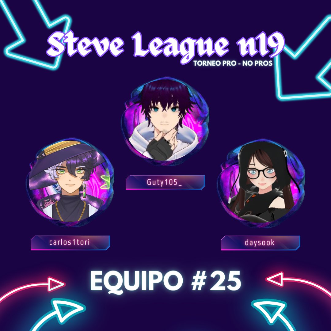 𝙱𝚒𝚎𝚗𝚟𝚎𝚗𝚒𝚍𝚘𝚜
<a href="/Guty105_/">Guty_Long</a> <a href="/carlos1tori/">carlos1Tori</a> <a href="/DaySook2/">DaySook</a>
𝙰 𝙻𝚊 🏆 𝚂𝚝𝚎𝚟𝚎 𝙻𝚎𝚊𝚐𝚞𝚎 N° 19 🏆

#steveleague #vtuber #Fortnite #twitchstreamer #stevefolda7x #steveleague19 #vtubercup #vtuberES #xzetavt #umrushi
