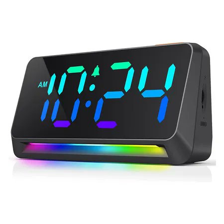 BestDealsCoNz's tweet image. Dynamic RGB Colour Changing Alarm Clock
Buy Now &amp;gt;&amp;gt;&amp;gt; tinyurl.com/3xtprj9h
#alarmclock #clock #digitalclock #bedsideclock