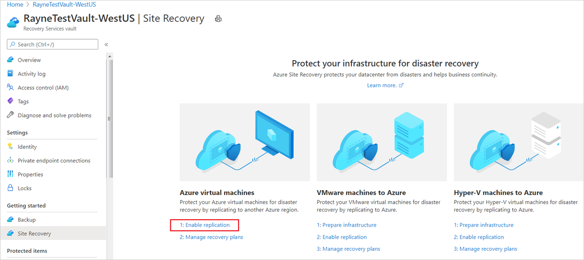AzureSupport's tweet image. 🛡️ Set up disaster recovery for #Azure VMs with ease using #AzureSiteRecovery! Learn to verify settings, prepare VMs, create a Recovery Services vault, and enable VM replication seamlessly. Learn more here: msft.it/6018Y4ocu