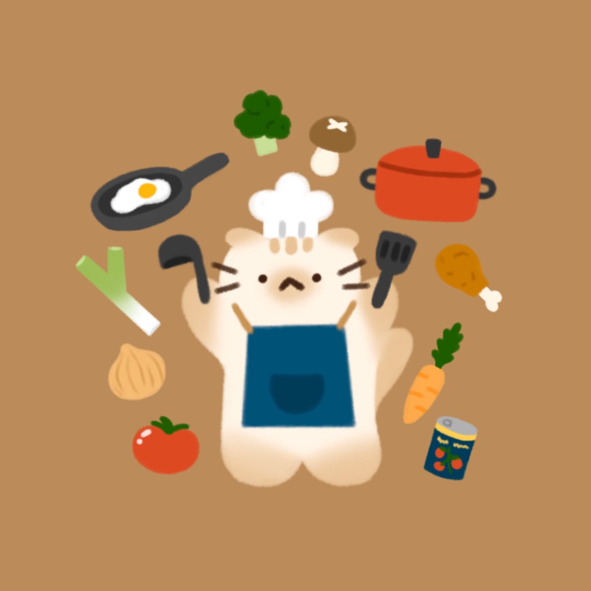 _seocat's tweet photo. would u let him cook? 

#digitalart #procreate https://t.co/BCwHNEAG3y