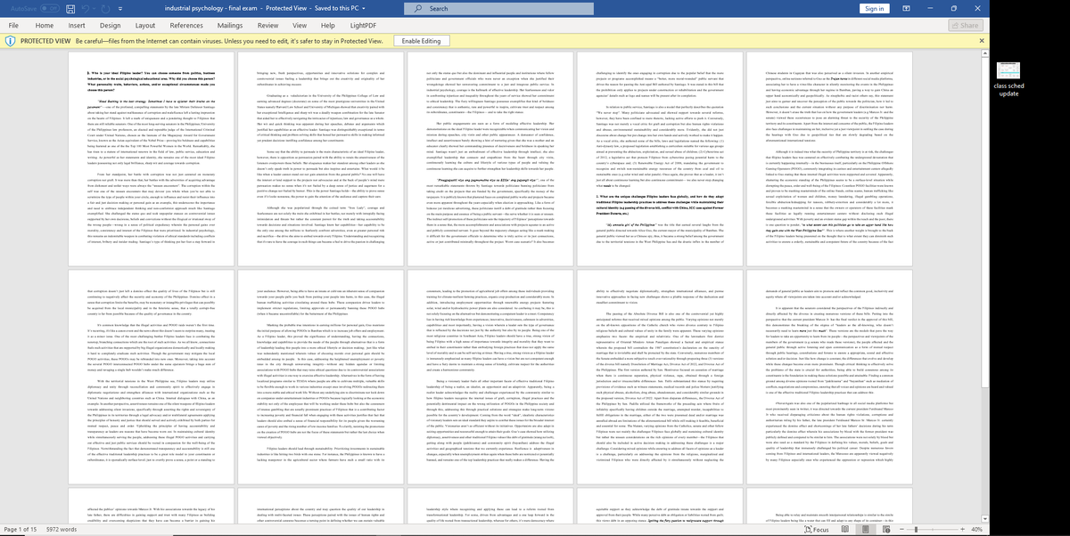 FromHSolutions's tweet image. Another recent successful major transaction for industrial psych/ology task fin/al exam/ination (15 pages) and improvements for an ess/ay (17 pages), both of which achieved perf/ect sco/res.   

For other feedbacks: #HSolutions

💡lf client commissioner psychology, analysis...